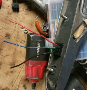 Hatch wiring being fixed